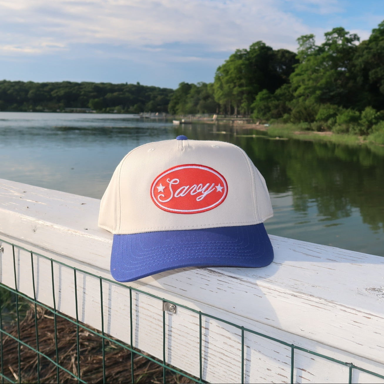 Red White & Blue Savy Trucker Hat