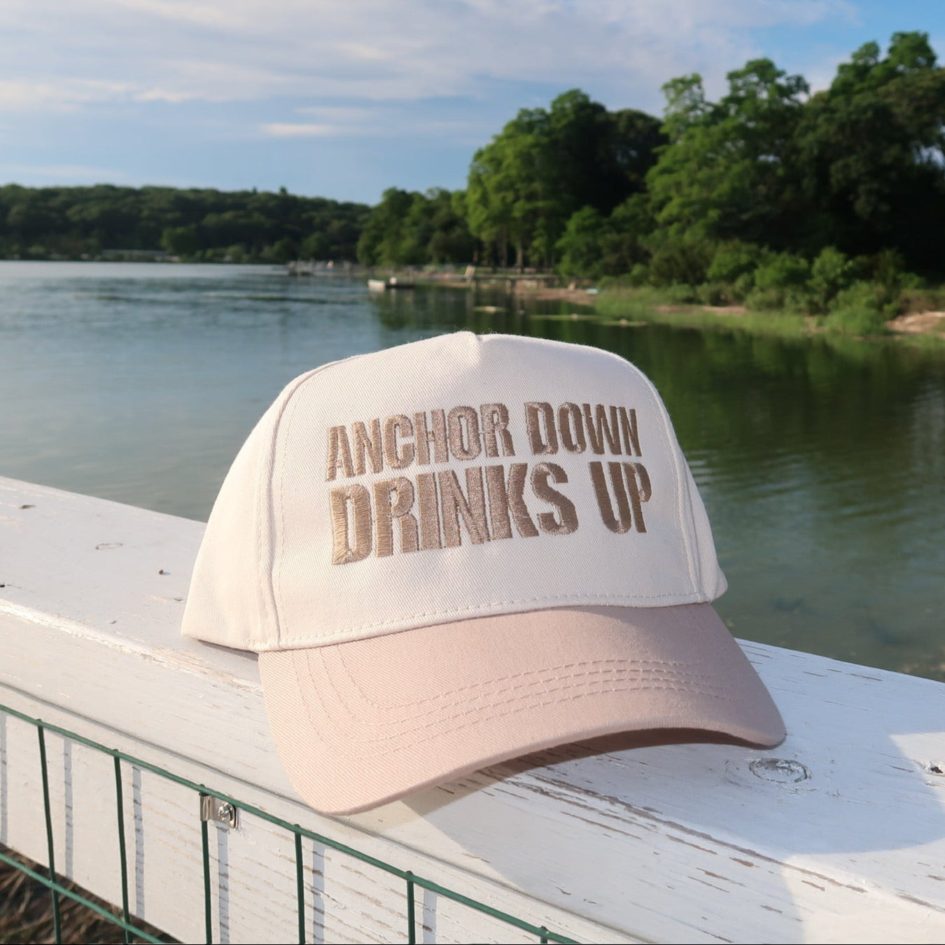 Anchor Down Drinks Up Hat