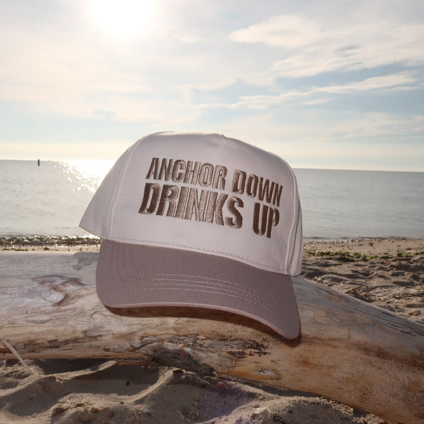Anchor Down Drinks Up Hat
