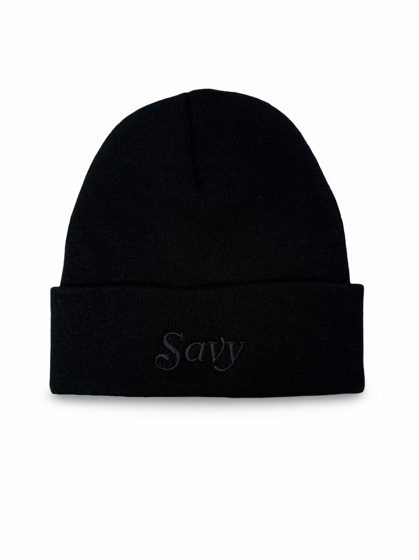 Savy Black Beanie