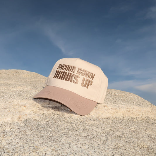 Anchor Down Drinks Up Hat
