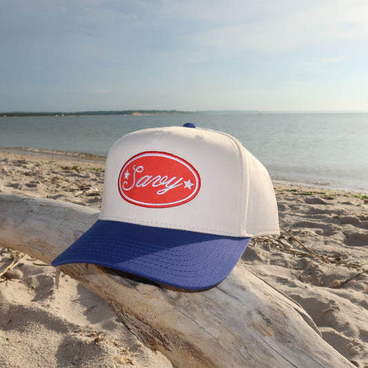 Red White & Blue Savy Trucker Hat