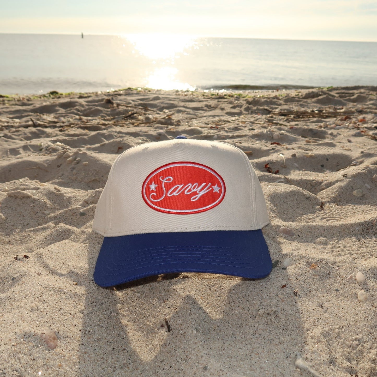 Red White & Blue Savy Trucker Hat